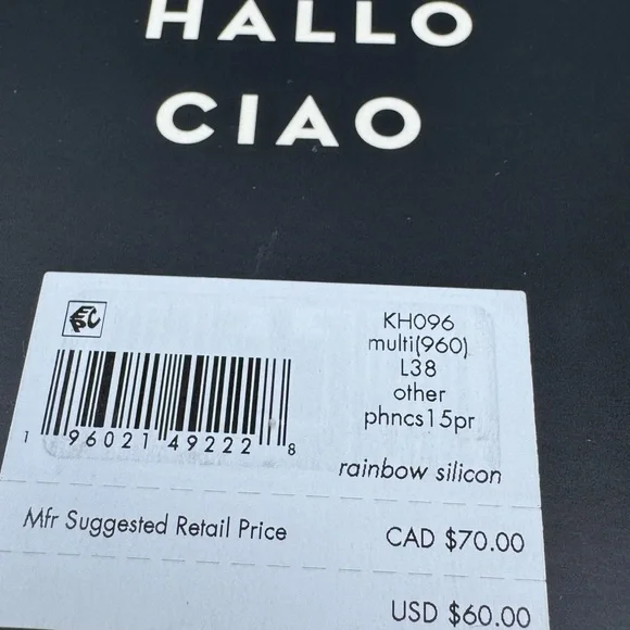 kate spade Multicolor Rainbow Wave iPhone 15 Pro Case - Picture 4 of 4